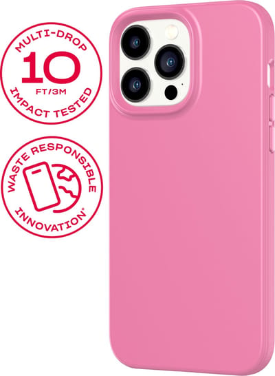 Tech21 Evo Lite - iPhone 14 Pro Max hoesje - Schokbestendig flexibel telefoonhoesje - Fuchsia - 3 meter valbestendig