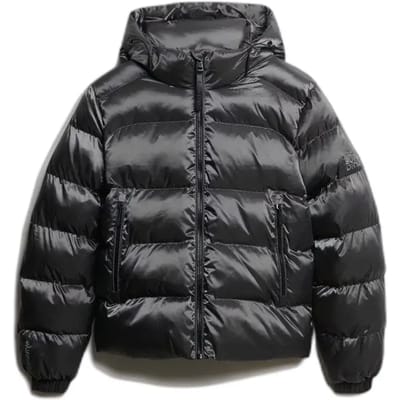 Superdry - Luxe Sports Puffer Jas met Capuchon - Dames - Gewatteerde jassen