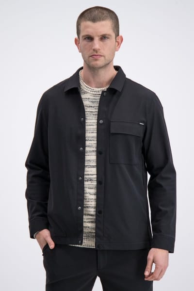 Gabbiano - Heren Overshirt - Arvik - 426245 - 5000 Night Shade