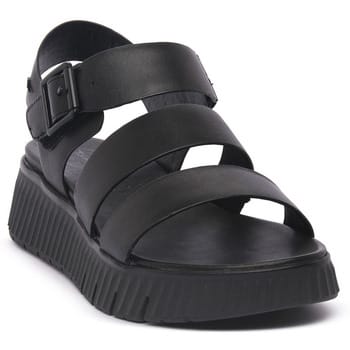 Sandalen met sleehak Jana BLACK SANDAL