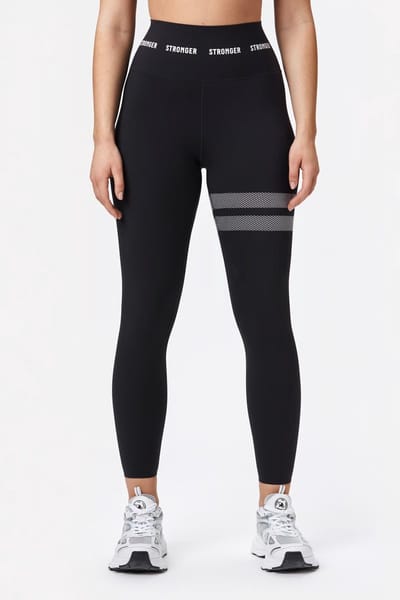 Stronger - Sharp HW - Sport Tights - Dames - Zwart - Maat XS