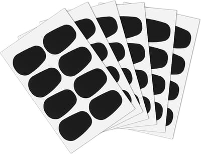 48 Stuks Mondstuk Pads voor Saxofoon en Klarinet - 0.8mm Rubber Biting Kussens, Silicone Patches voor Beginners en Professionals