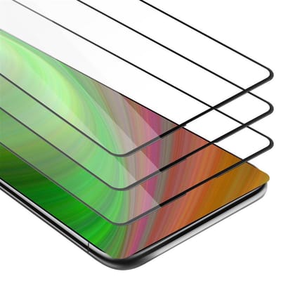 Cadorabo 3x Screenprotector geschikt voor Xiaomi Mi MIX 2 Volledig scherm pantserfolie Beschermfolie in TRANSPARANT met ZWART - Getemperd (Tempered) Display beschermend glas in 9H hardheid met 3D Touch