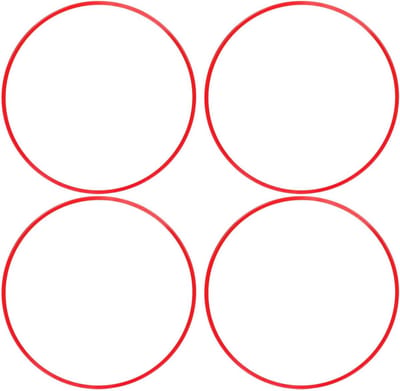 Velgbeschermers Set - Wielrandbescherming - Schade Voorkomen - 360 Graden Dekking - 19 Inch - Rood