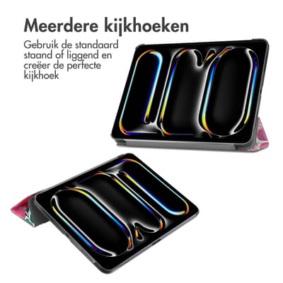 imoshion Tablet Hoes - Geschikt voor Apple iPad Pro 11 (2025) M5 / Pro 11 (2024) M4 - Trifold design oude designs - Pr051