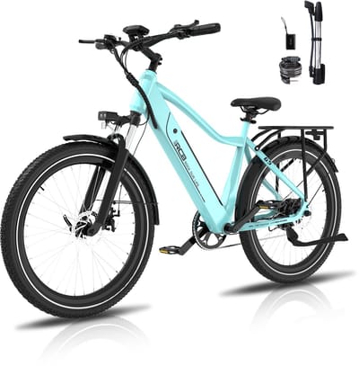 RCB G5 Elektrische Stadsfiets - 27.5" - Koppelsensor - 36V 468Wh - Tot 90km - 27% Klimvermogen - 250W Motor - 7 Versnellingen - Schijfremmen - Met App & NFC