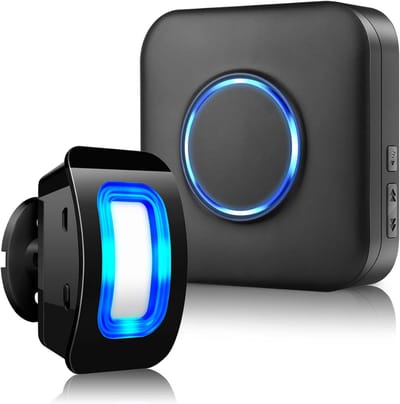 VIN® Opritverklikker - Entreemelder – Anti Diefstal Alarmsysteem – Waterdicht – Voor Buiten - Oprit Verklikker - Doorgangsmelder - Beveiliging – Toegangsmelder - 150 M Bereik - Zwart