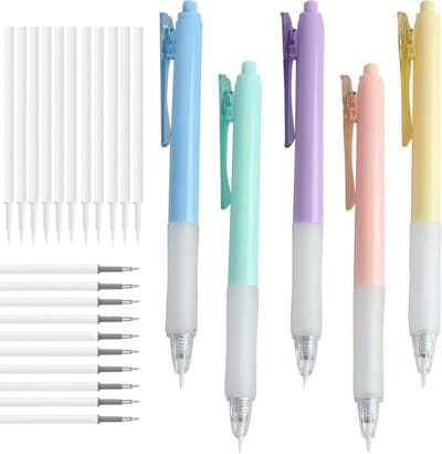 5-delige set snijpennen voor papier, inclusief 20 reservebladen, ideaal voor knutselprojecten, DIY kunst en precisiewerk
