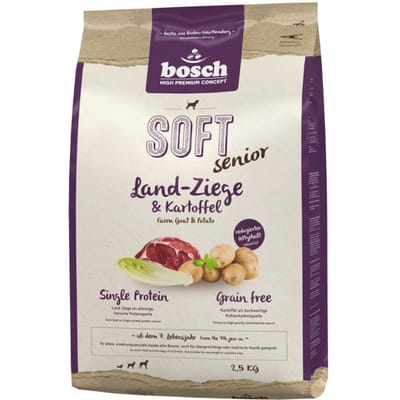 Bosch Soft Senior Hondenvoer - Geit & Aardappel - 2,5 kg