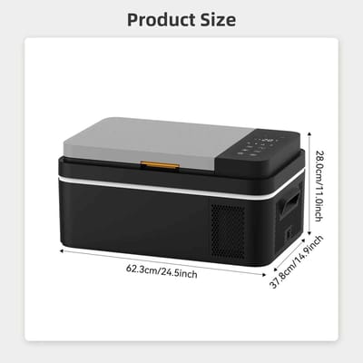 Casa Living Koelbox - Auto Koelbox - 30L Compressor Koelbox - Met App Bediening - 12V/24V & 230V - Voor Camping en Reizen