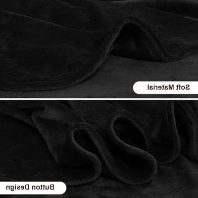 Hooded Fleece Deken met Mouwen - Zachte, Draagbare Deken voor Thuis, Kantoor en Reizen, Perfecte Cadeau voor Vrouwen en Mannen