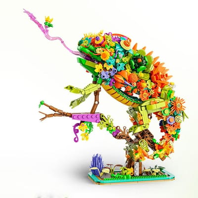 1100 STUKS Papegaai Bouwstenen Set Creatief Dier Model Assemblage Baksteen Speelgoed Cadeau Voor Kinderen Huisdecoratie with box