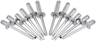 Blindklinknagels Ronde Kop - Bevestigingsmateriaal Metaal - Metaal Verbinden - Aluminium Staal - M3 tot M6.4 - Wit Verzinkt
