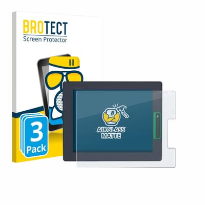 BROTECT - Screenprotector voor Schneider-electric HMIDT542 - Folie Beschermfolie Beschermglas matte 3 Stuks