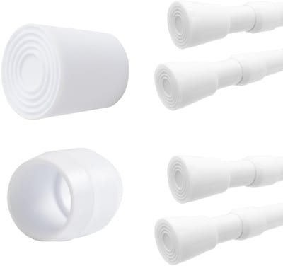Dailygoods- Stangdoppen - 8 Stuks - Eindkap - Antislip - Waterdicht - Corrosiebestendig - Kunststof - Gordijnroede Eindkap