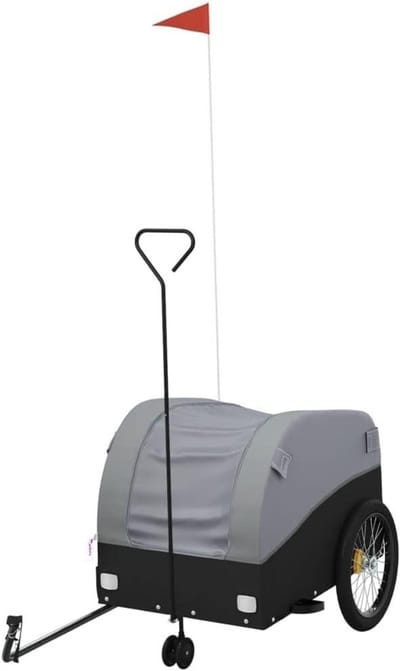 Fietskar - Transportkar Vrachttrailer - Zware Goederen Vervoeren - Stevig IJzeren Frame - 126 x 63 x 63 cm