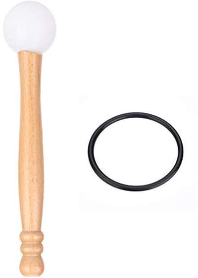 ZEYNOMAX- Klankschalen Set - Mallet van Rubber - O-Ringen - Percussie-instrumenten - Lichtgewicht - Comfortabel Handvat