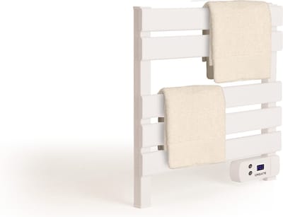 CREATE - Elektrische handdoekhouder 150W - Wit - Zonder benen - Zonder plank - WARM TOWEL MINI