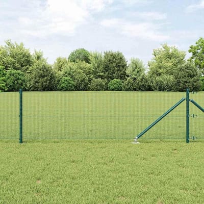 Hekpalen - Tuinpalen - Tuin Afscheiden - Gepoedercoat - 4 stuks - Groen