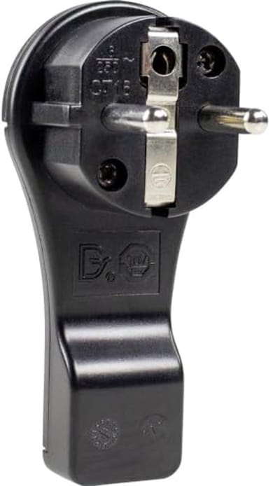 Schutzkontakt-Flachstecker 230V - Zwart voor Bouw en Tuin