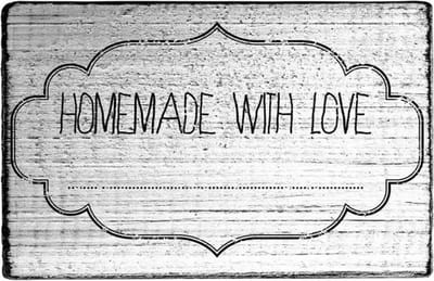 Colop vintage stempel-Homemade with love-Stempelen-Kaarten maken-Scrapbook-Knutselen-Hobby-DIY-Stempels-Creative hobby
