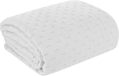 Oneiro’s luxe LIBI Type 2 Beddensprei Wit  - 170x210 cm – bedsprei 2 persoons - beige – beddengoed – slaapkamer – spreien – dekens – wonen – slapen