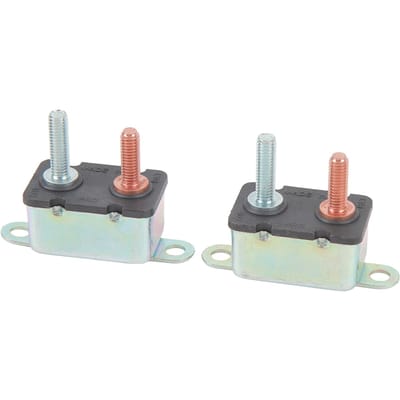 Automatische Reset Stroomonderbreker 12V 24V Bout Stroomonderbreker voor Automotive Schip 50A white