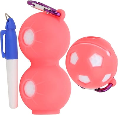 Dubbele Balhouder - Ballenhoes Opbergtas - Sportuitrusting Beschermen - Met Sleutelhanger - 2 Maten - Zwart