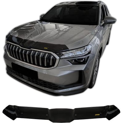 SCOUTT | Motorkap Deflector Bescherming Voor Skoda Kodiaq Vanaf 2024, Aerodynamisch, Eenvoudige Montage, Geen Boren Vereist