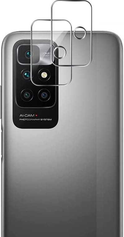Camera Protector voor Xiaomi Redmi 10 - 2 stuks van glas Transparante glazen