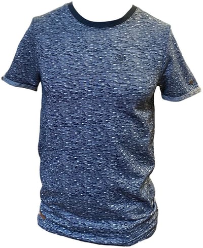 Cast Iron - T Shirt KM - Blauw - Mannen - Maat S