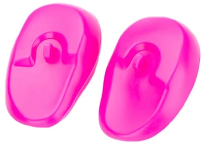 1 paar siliconen oorbeschermers - waterdichte haarverf shields- haarkleuring bescherming en kappers accessoires voor salon en douche