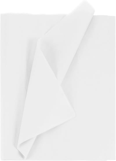 Zijdepapier Vellen - Cadeaupapier Decoratie - Geschenkverpakking Knutselen - Houtgeslepen Materiaal - 35 x 50 cm - Wit