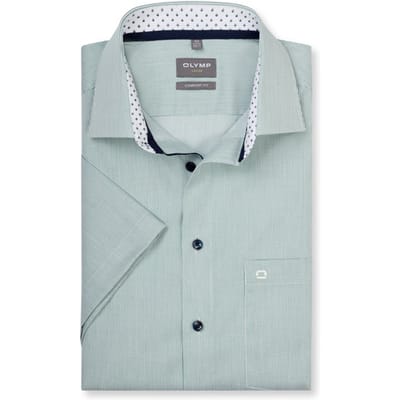 OLYMP Luxor Overhemd, Comfort Fit, New Kent, Groen