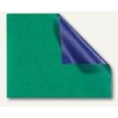 Folia cadeaupapier - Dubbelzijdig inpakpapier op rol 70 x 200 cm, groen en blauw