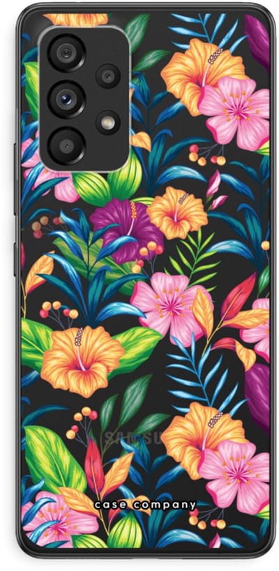 Case Company® - Hoesje geschikt voor Samsung Galaxy A53 5G hoesje - Tropisch 2 - Soft Cover Telefoonhoesje - Bescherming aan alle Kanten en Schermrand