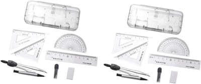 Metalen Kompas Set - Tekengereedschap Wiskunde - School Tekenen Maken - Stevig Metaal Geen Buiging - 13.3 cm Lengte