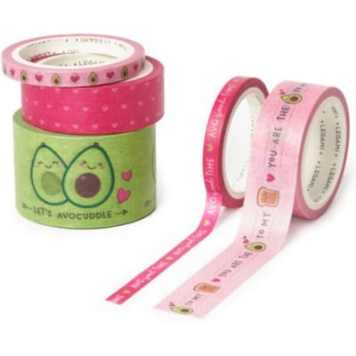 Legami avocado washi tape a 5 stuks