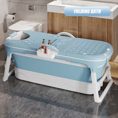 PIPIPOXER-Opvouwbaar bad - Zitbad - Inklapbaar - Bath Bucket - Ijsbad Volwassenen - 118 CM LANG
