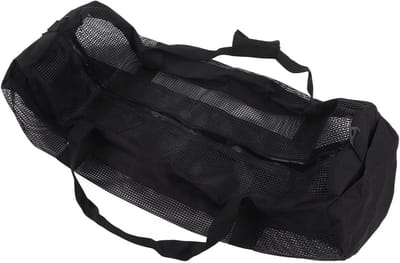 Transmissietas van mesh voor snorkel- en duikuitrusting, grote transporttas voor duikaccessoires en snorkelgear