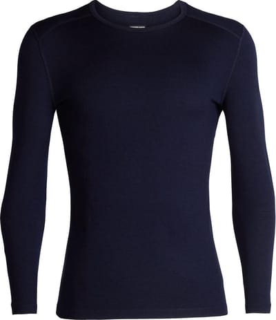 Icebreaker BF 260 Tech LS Crewe - Heren - Thermoshirt - Zwart