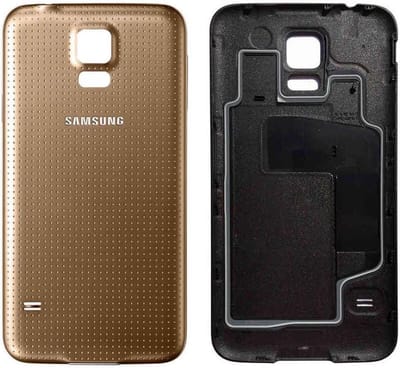 Batterij Cover Geschikt voor Samsung Galaxy S5 – Premium – Goud