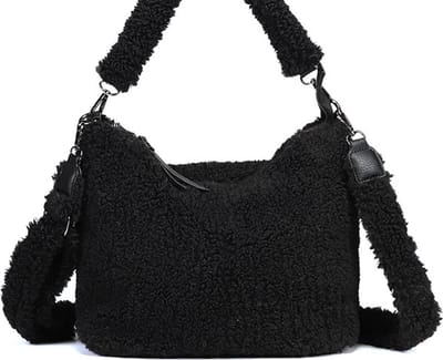 Black teddy schoudertas Palma OLT12649