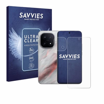 Savvies - Screenprotector voor Vivo iQOO 15 (Voor+Camera) - Folie Beschermfolie transparant 18 Stuks