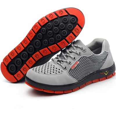 Chaussures de travail, Chaussures isolantes, Protection de sécurité résistante à l'usure et respirante, Chaussures d'isolation électrique 6KV 38 red