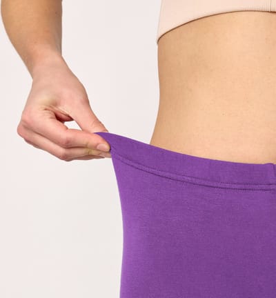 Merry Style MS-MS10-145-LE Dames Leggings - Sport - Vrijetijdsbroek - Kort - Viscose - Sporbroek - Yogabroek - Paars - XL