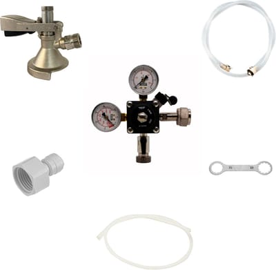Accessoirepakket - biertap Pygmy 1-kraan - met Type A fustkoppeling, zonder CO2-fles