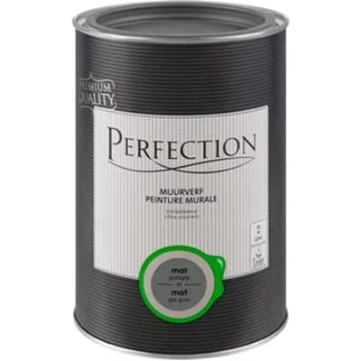 Perfection Ultradekkend Muurverf - Mat - Gobigrijs - 1l