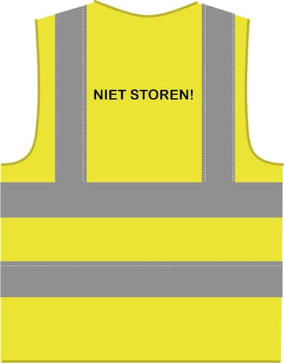 Niet storen hesje RWS geel