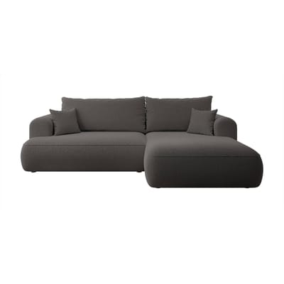 Hoekbank Philipa rechts bouclé met slaapfunctie | Selsey Design
